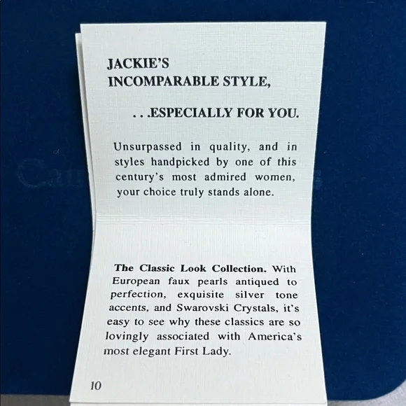 Camrose & Kross Jacqueline Kennedy Pearl and Rhinestone Bangle Bracelet - Picture 6 of 7